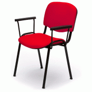 Chaise polyvalente tapissée et empilable So Pise - K10, Kit tablette avec 1 accoudoir - Gaucher_2