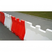 Séparateur de voie lestable - Lot de 9 - Polyéthylène haute densité - Empilable et résistant_2