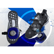 Pédale pour vélo avec module à sangle pour maintien du pied