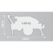 VM 8000 DC - Treuil hydraulique pour pose de câbles souterrains et lignes électriques aériennes - Volta - Tirage max. 8500 daN_2