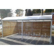 Abris 2 roues à toit arrondi pour vélos, motos et scooters - Série ATE - Sur mesure - Dimensions modulables et options personnalisables_2