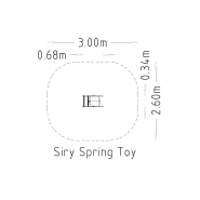 Jeu sur ressort 1 place - Siry réf 8044762 - Hags - Blanc - Fondation à enterrer_2