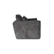 Petit fauteuil Faro 85 cm - Home Spirit - Style baroque en velours, structure en hêtre et coussins en plumes_2