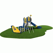 Structure de jeux en inox - 1 tour et étrave - Gamme Cargo - STI123B - Pour enfants dès 2 ans - Capacité 14 enfants_2