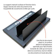 Thermorelieur manuel Bindomatic® Accel Flex - documents jusqu'à 54 mm d'épaisseur et format A3 paysage_2
