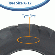 6-12 Open Centre Tyre  Tube Cleated Rotovator Lug Industrial H167 Journey Set_2
