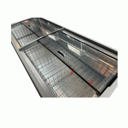 Congélateur bahut pour supermarché gris l2100mm dégivrage automatique7455.2670 COMBISTEEL_2