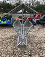 Râtelier pour ovins - NC - Matériel d'élevage galvanisé 2,60m de large - Occasion_2