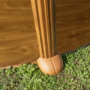 Piscine ovale acier 5,27m x 3,27m x h: 1,32m - imitation bois - filtration à sable - avec renforts apparents_2