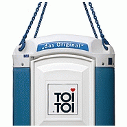 Toilette mobile autonome water - 123 x 123 x 232 cm - lavabo XXL, réservoir 250L, design moderne_2