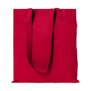 Tote bag coton coloré - anses longues - 180 g/m² - 70 gr - couleur rouge_2
