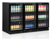 Arrière de Bar portes battantes - Dimensions extérieures L900 x P520 x H870 mm - Classe énergétique UE A - Plage de température +2 à +10 °C_2