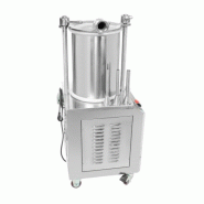 Poussoir à saucisses hydraulique sur socle 25 litres | Qdm - 429101_2