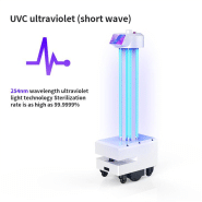 Sword No.3 - Robot de désinfection UVC autonome avec stérilisation 360° et lampe UV 180W_2