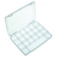 Boîte à compartiments 325x255x52 mm - Polypropylène transparent - BC 192_2