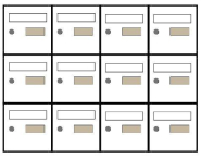Boite aux lettres collective extérieure Oslo - 1 à 20 cases - Norme PMR - Galvanisée_2