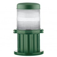 Borne lumineuse OMO IP55 - E27 23W vert [5385] - Éclairage public extérieur_2