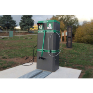 Station de lavage de vélo robuste équipé d'un bras Univer'Selle pour le maintien du vélo - ALTAO® Modulo_2