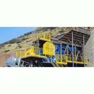 Concasseur industriel Roc Impact avec système de réglage hydraulique