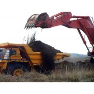 Godet rétro pour pelle Hitachi EX3600 - capacité jusqu'à plus de 40m3_3