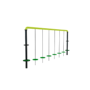 Soucoupes d'équilibre - parcours sportif extérieur - Gamme Parcours santé_2