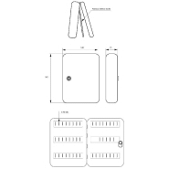 Boîte à clés Kibox 3 - 93 clés - Fixation murale - Serrure à cylindre - Thirard_2