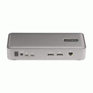 Docking Station KVM USB-C pour Deux PC Portables - Station d'Accueil DisplayPort 4K 60Hz pour 2 Moni_2