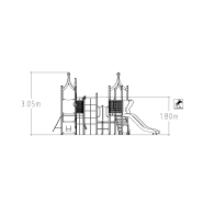 Structure multi-jeux pour aire de jeux - Unimini Rilla - Hags - 3 à 5 ans_2