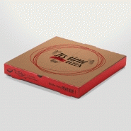 Boîte prédécoupée izzy1-33v - Double Kraft - 4 assiettes prédécoupées - Coloris vert ou rouge - Formats Ø33, Ø34,5, Ø40_2