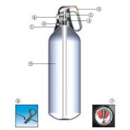 FS2-P - Extincteur pressurisé à eau additivée - Anaf - Aluminium, 2 L, certifié PED/MED/NF EN3_2