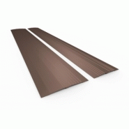 Passe-seuil en aluminium anodisé - GOHY081.061 - pour portes intérieures - 11 x 95 cm - blanc ou bronze_2