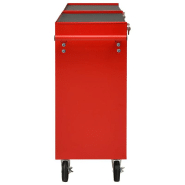 Vidaxl chariot à outils avec 10 tiroirs acier rouge 3056731_2