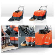 Location courte durée de balayeuse Sweepmaster Hako B650/800 - nettoyage sans poussière pour petites et moyennes surfaces_2
