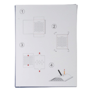 Porte-stylo en papier sur mesure - impression quadri incluse - livré à plat_2