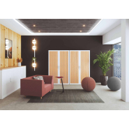 Armoire en bois avec 2 portes pleines, 2 tiroirs DS - 139 cm de hauteur, 100 cm de largeur - Gamme robuste et design_2