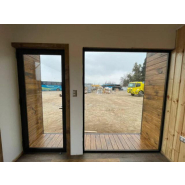 Conteneur de bureau modulaire 24m² - Projet modulaire Dalí 8 x 3 m avec isolation et fenêtres double vitrage_2