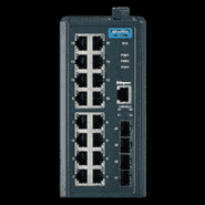 Switch ethernet industriel 16 ports 10/100/1000Mbps + 4 ports SFP non administrable - Rail DIN - Référence EKI-2720G-4F-AE - Advantech_2