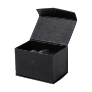 Globe en verre transparent - sur cube de verre - avec boîte cadeau magnétique - 400g_2