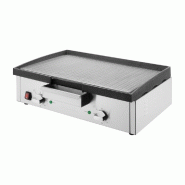 Plancha électrique lisse en FONTE - L 615 mm | Buffalo - HT762_2