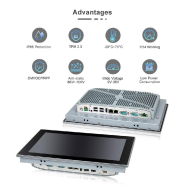 Panel PC industriel fanless 12.1