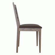 Chaise Joana en bois massif et métal - fabrication française - disponible en hêtre ou chêne avec finitions personnalisables_2