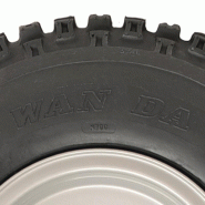 18x9.50-8 ATV Quad Trailer Kit Knobby Wheels Hub  Stub Axles 204kgs Capacity_2