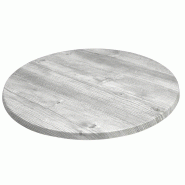 Plateau de table werzalit ø60 - ponderosa blanc_2