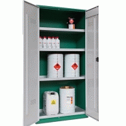 Armoire phytosanitaire grand modèle - BIE0101 - 4 bacs de rétention, acier galvanisé, 1950mm de hauteur_2