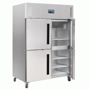 Armoire réfrigérée négative double Inox GN 2/1 - 4 portillons - Série G - 1200L | Polar - CW196_2