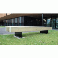 Banquette KASTEL bois et acier galva_2
