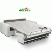 Canapé convertible express CRÉPUSCULE - Matelas Comfort BULTEX® 120cm - Revêtement polyuréthane blanc - Fabrication italienne_2