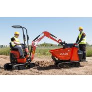Transporteur Kubota adapté aux espaces réduits avec largeur de 758 mm
