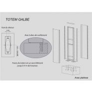 Totem - direct signaletique - galbé pour extérieur en acier_2