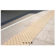 Bande podotactile minérale - SIG France - 600 x 420 mm - conformité NF P98351_2